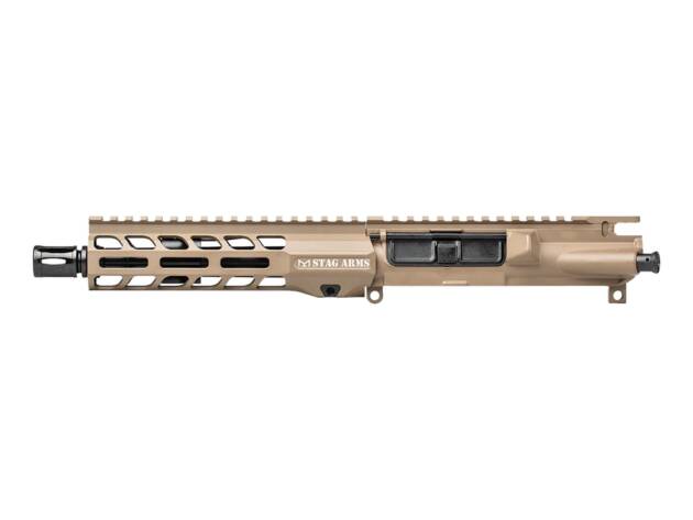 Stag Arms AR-15 7.5″ 5.56 M-LOK Pistol Left-Handed Complete Upper – FDE/Phosphate-Chrome Lined - STAG15110501