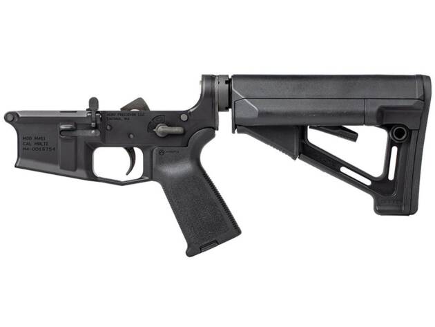 Aero Precision M4E1 Complete Lower Receiver w/ MOE Grip and STR Stock - Anodized Black - APAR600103