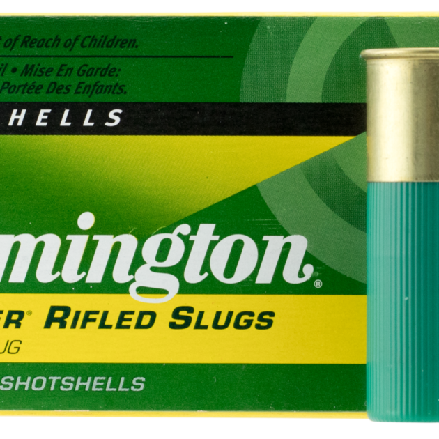 Remington Ammunition 20300 Slugger 12 Gauge 2.75" 1 oz Rifled Slug Shot Shotgun Ammo - 5 Rounds - 66056