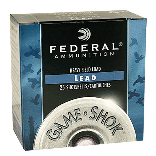 Federal H1216 Game-Shok Upland 12 Gauge 2.75" 1 oz 6 Shot Shotgun Ammo - 25 Rounds - 117140