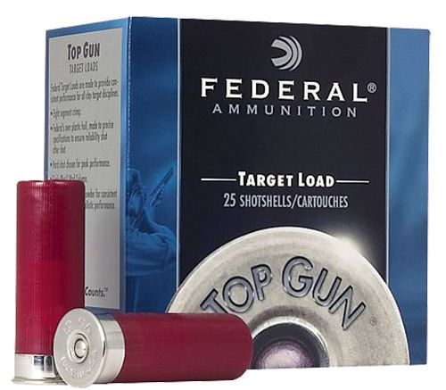 Federal TGM12375 Top Gun Subsonic 12 Gauge 2.75" 1-1/8 oz 7.5 Shot Shotgun Ammo - 25 Rounds - TGM123 7.5