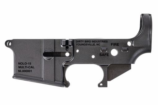 Dirty Bird NOLO AR-15 Stripped Forged Lower Receiver - D250