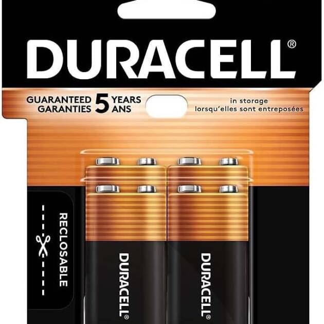 PKCELL 1.5V AA LR6 MN1500 Alkaline Battery - 4 pack - MN1500 LR6 AA Alkaline Battery