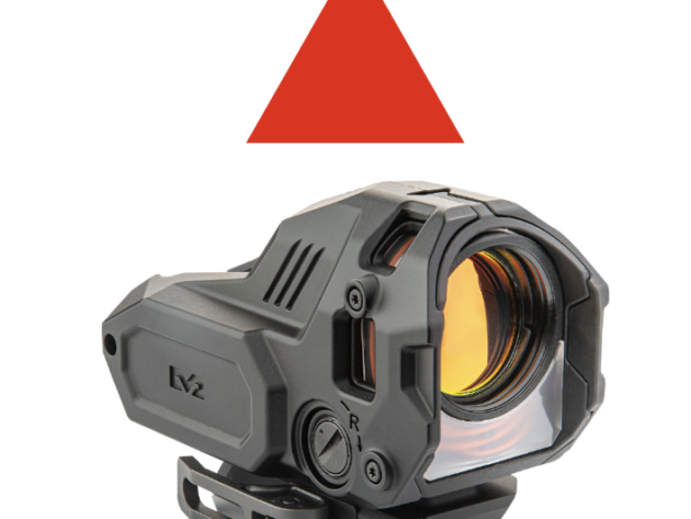 Meprolight M22 PRO 1x28mm Reflex Red Dot Sight - Triangle Reticle, Amber - 56225070