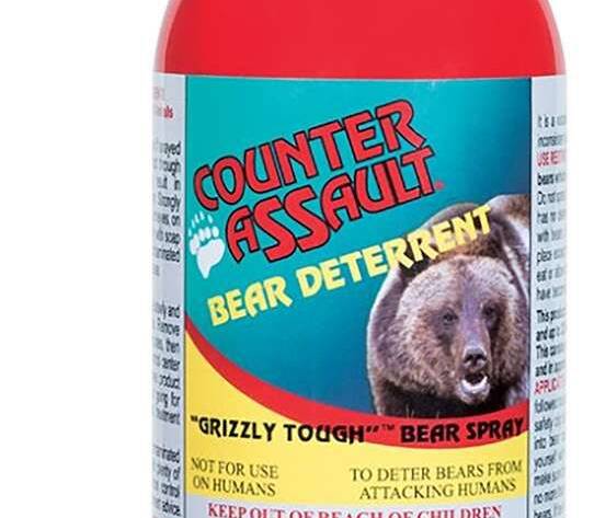Counter Assault 15067035 Bear Spray Capsaicin Range 32 ft-7 Seconds 10.20 oz Includes Holster - 127140