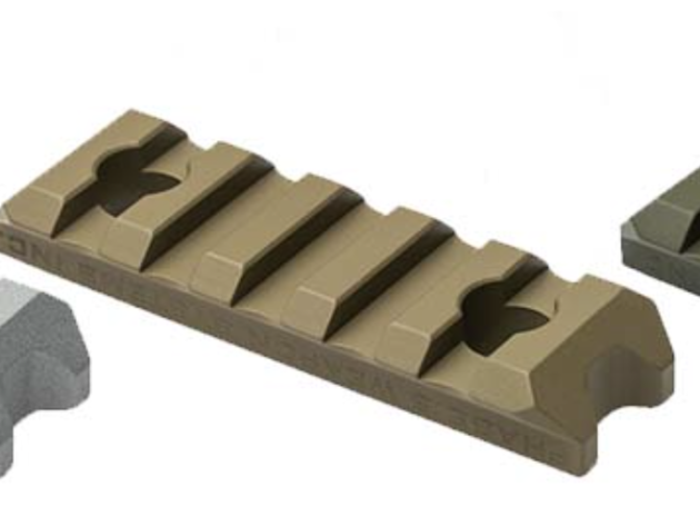Phase 5 M-LOK 5-Slot Picatinny Rail Section - OD Green - MLOKPIC5-ODG