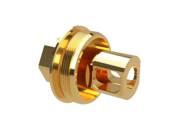 Tuna Cans 1-Piece Direct Thread Mount w/integrated Muzzle Brake - 1/2x28 .399 Bore - 33528
