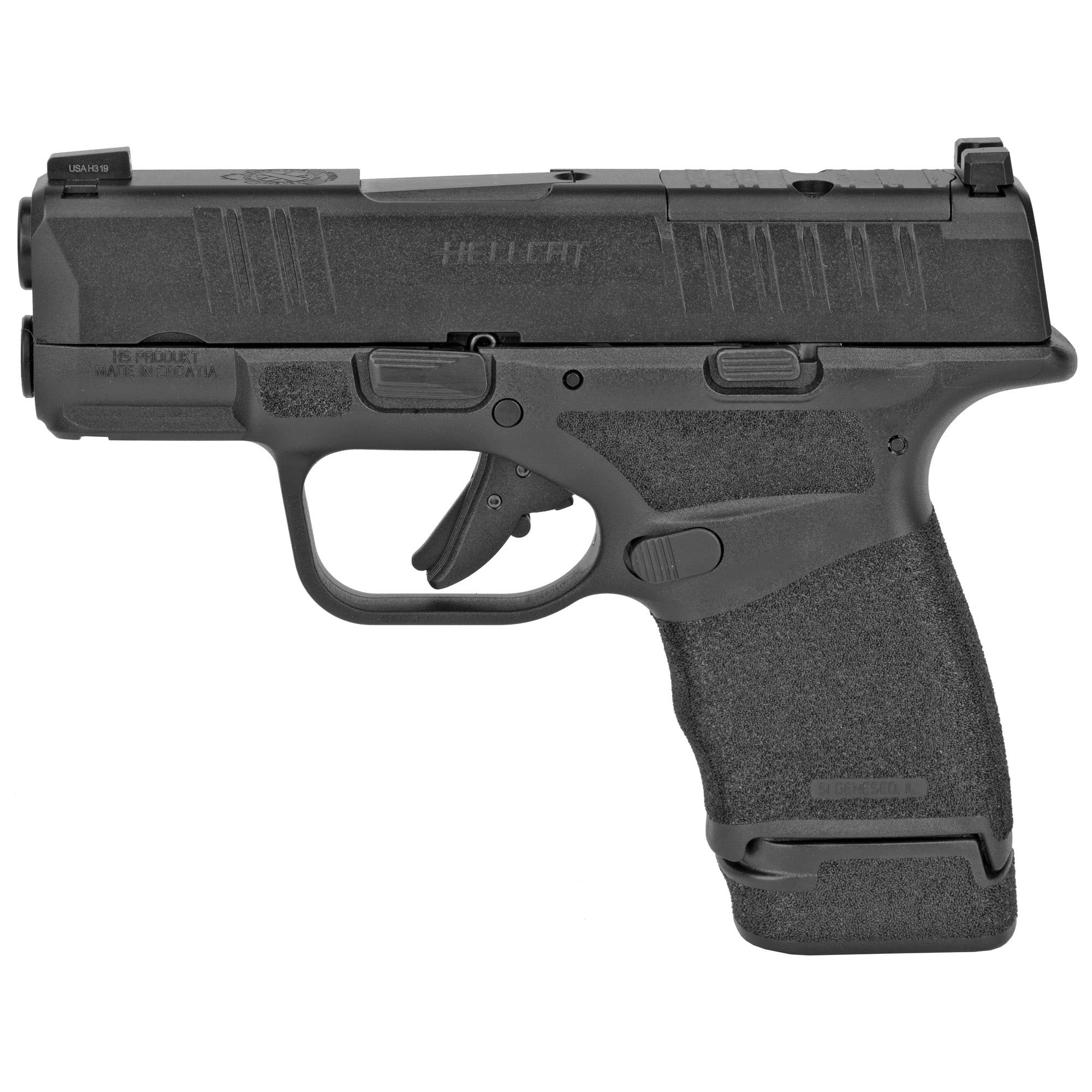 Springfield Hellcat OSP 3" 9MM 13Rd Subcompact Semi-Auto Pistol - Black - HC9319BOSP