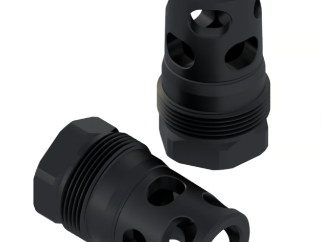 Comstock Armory Compact 45 Cal Muzzle Brake - .578-28 - MBC-578-45