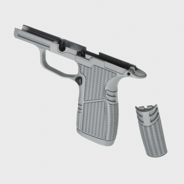 Tyrant CNC Sig Sauer P365 Snub Nose Grip Module - Grey - TD-P365GRM-SNUB-GRY