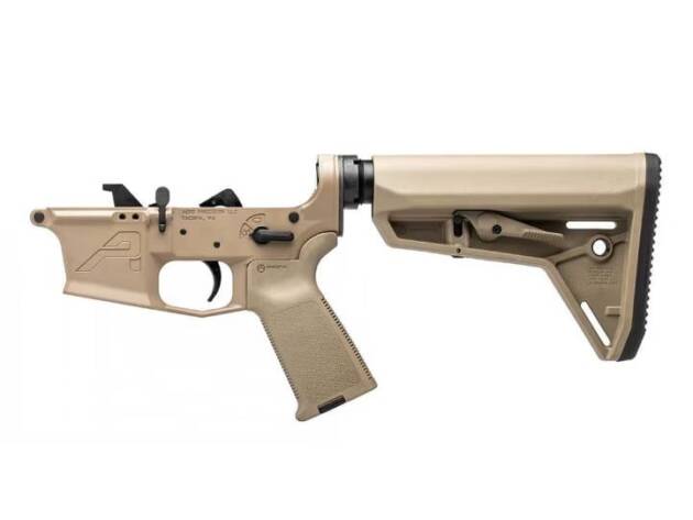 Aero Precision EPC-9 Carbine Complete Lower Receiver w/ MOE Grip, MOE SL Carbine Stock - FDE/FDE - APAR620559