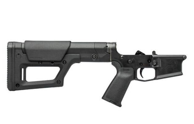 Aero Precision M4E1 Complete Lower Receiver w/ Magpul MOE Grip & PRS Lite - Anodized Black - APAR600189