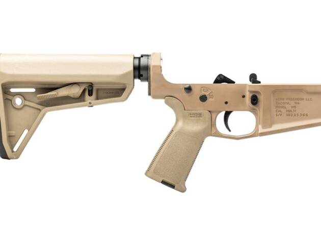 Aero Precision M5 Complete Lower Receiver w/ FDE MOE Grip & SL Carbine Stock - FDE Cerakote - APAR308256