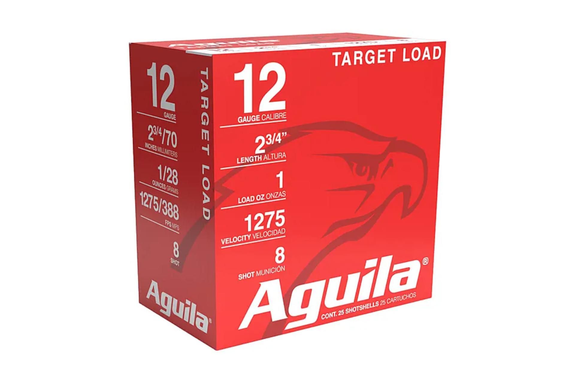 Aguila 1CHB1328 Competition 12 Gauge 2.75 1 oz 8 Shot Shotgun Ammo - 25 Rounds - 1CHB1328