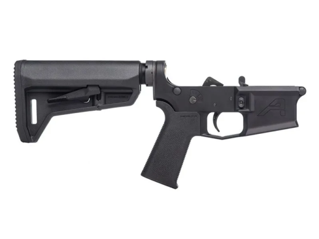 M4E1 Complete Lower Receiver w/ MOE SL Grip & SL-K Carbine Stock - Anodized
