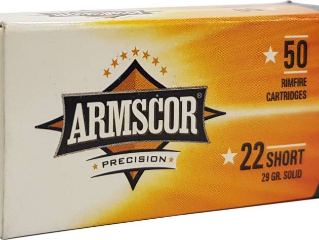 Armscor 50415 Precision 22 Short 29 gr 1080 fps Solid Point Rimfire Ammo - 50 Rounds - 113191