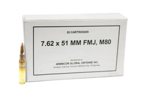 Armscor .308 Winchester ARM50203 147 Grain FMJ Ammo Rifle Ammo - 20 Rounds - 50203