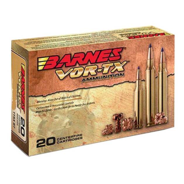 Barnes 21529 VOR-TX 7mm Rem Mag 160 gr 2950 fps TSX Boat-Tail Rifle Ammo - 20 Rounds - 69475