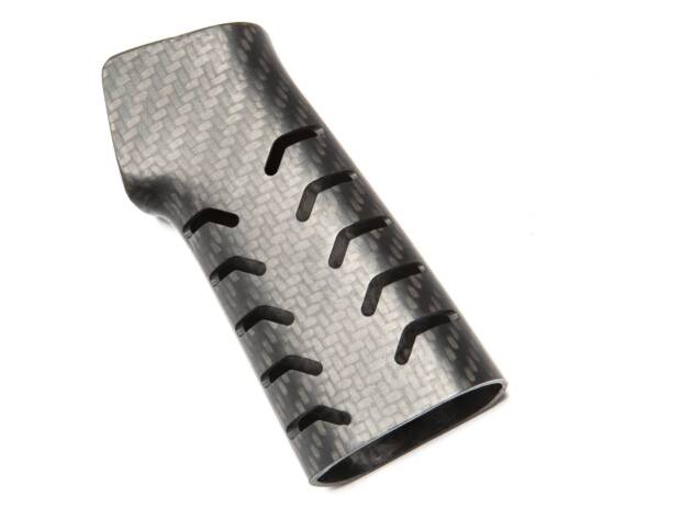 Battle Arms Ultralight Slimline Chevron Carbon Fiber Pistol Grip - BAD-CF-PG