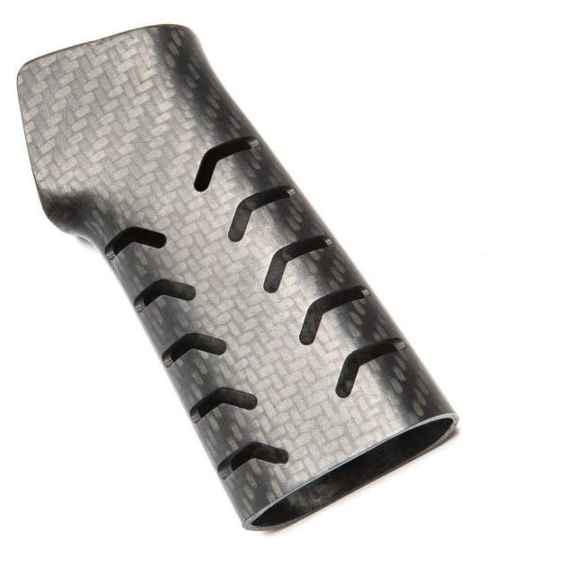 Battle Arms Ultralight Slimline Chevron Carbon Fiber Pistol Grip - BAD-CF-PG