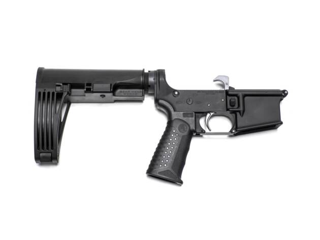 Battle Arms Workhorse Complete Pistol Lower with Tailhook Mod2 - WH-LR-P-MOD2