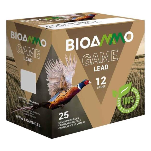 BioAmmo 12 Gauge - 2-3/4 1oz. #3 Shot - BioAmmo Lux Steel - 250 Rounds - H81489