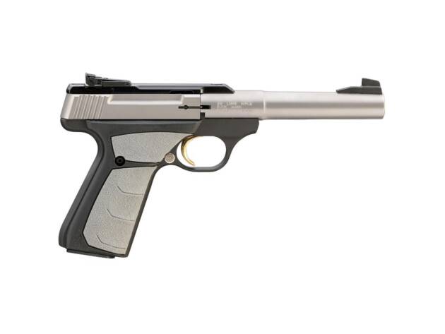 Browning Buck Mark Camper 5.5" 22LR 10Rd Target Semi-Auto Pistol - Stainless - 51483490