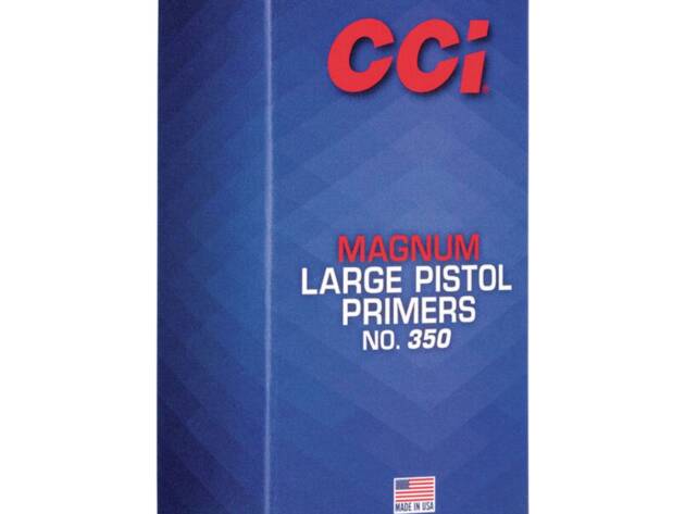 CCI 0016 Magnum Pistol No. 350 Large Pistol Multi-Caliber Handgun 1000 Per Pack - 64440