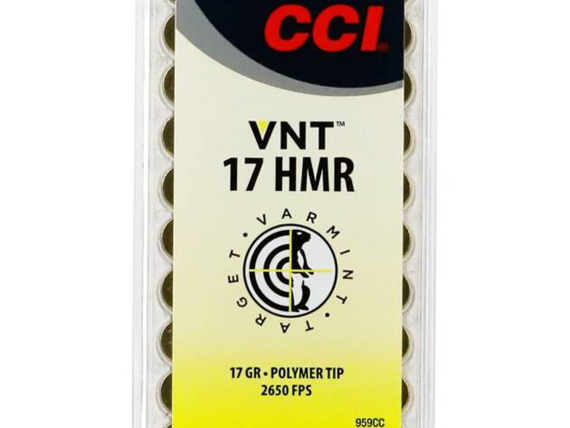 CCI 959CC Varmint VNT 17 HMR 17 gr Varmint Tipped Rimfire Ammo - 50 Rounds - 101380