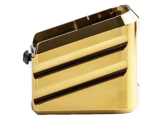 Cross Armory CRG+0MEG19GD Magazine Extension Fits Glock 19/23/32 Gen 1-5 Gold Aluminum - 178257
