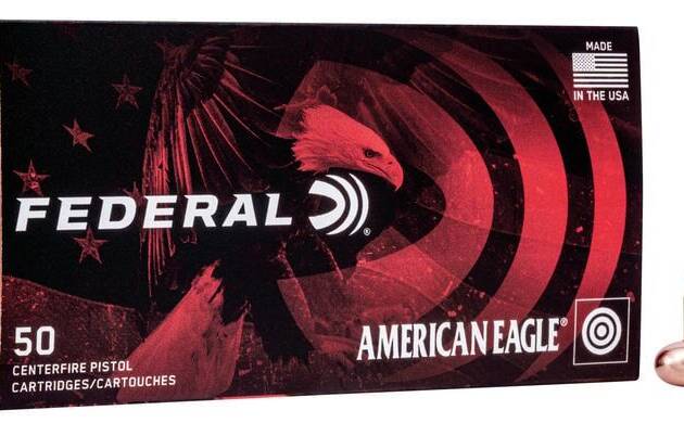 Federal American Eagle 380ACP 95 Grain Full Metal Jacket Handgun Ammo - 50 Rounds - FEAE380APBX