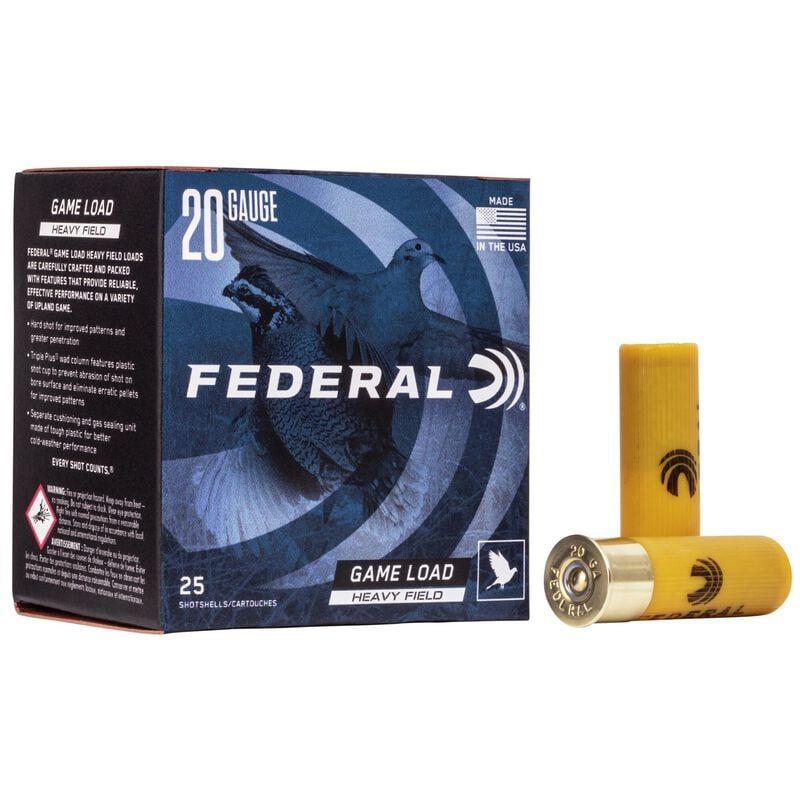 Federal Ammunition GameShok 20 Gauge 2.75" #6 1oz Shotgun Ammo - 25 Rounds - FEH2026