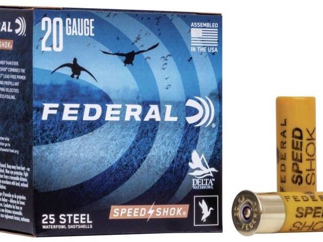 Federal Ammunition Speed-Shok 20 Gauge 6 Shot Steel WF208 6 2 3/4" Shotgun Ammo - 20 Rounds - WF2086