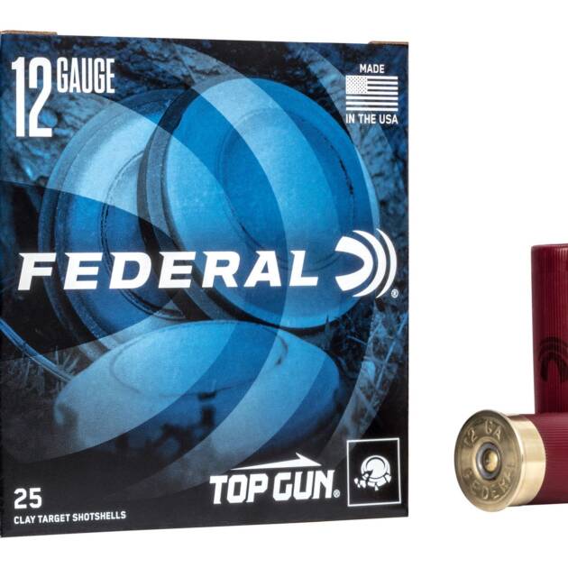 Federal Top Gun 12 Gauge 2.75 7 1/2 Shot 1 1/8 Ounce Shotgun Shells Shotgun Ammo - 25 Rounds - TGL1275