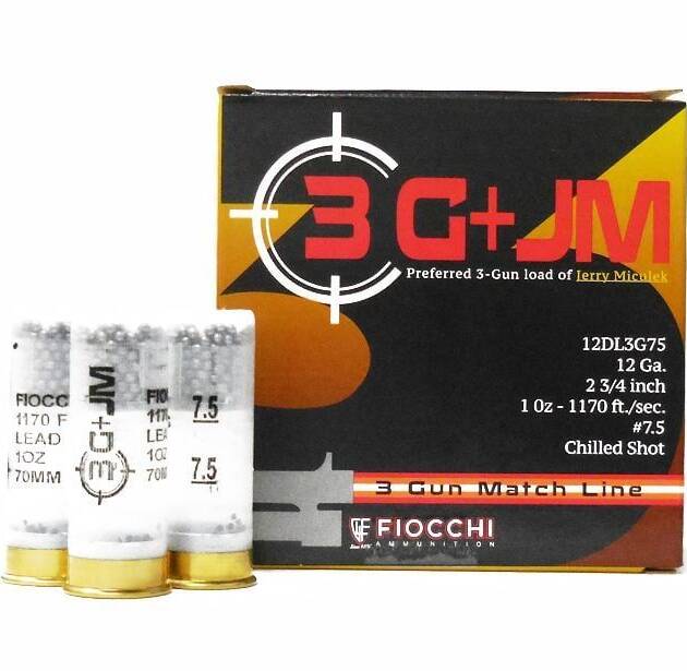 Fiocchi 12DL3G75 3G+JM 12ga 2 3/4 #7.5 chilled shot Shotgun Ammo - 25 Rounds - 129252