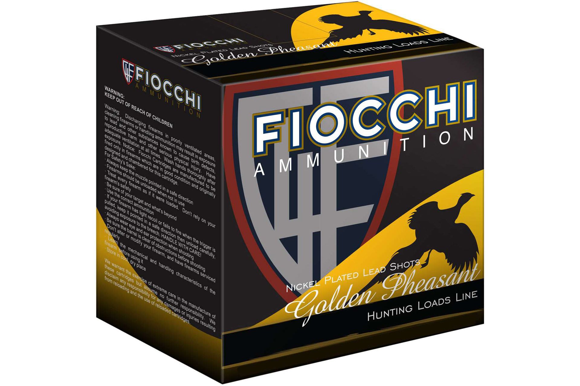 Fiocchi 12GP4 Golden Pheasant 12 Gauge 2.75" 1 3/8 oz 4 Shot Shotgun Ammo - 25 Rounds - 116559 - Image 4