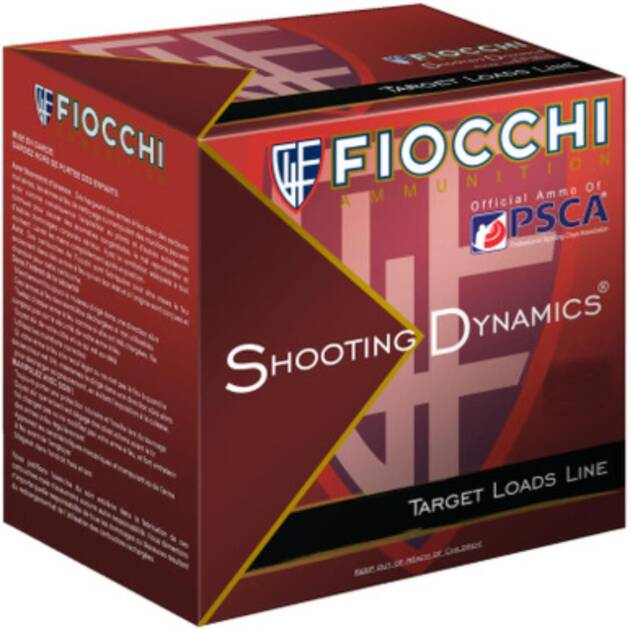 Fiocchi 12SDHV75 Shooting Dynamics Target Load 12 Gauge 2.75" 1 1/8 oz 7.5 Shot Shotgun Ammo - 25 Rounds - 12SDHV75