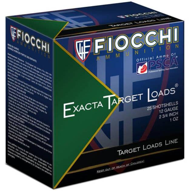 Fiocchi 12TX75 Little Rino 12ga 2 3/4 #7.5 lead shot Shotgun Ammo - 25 Rounds - 116620