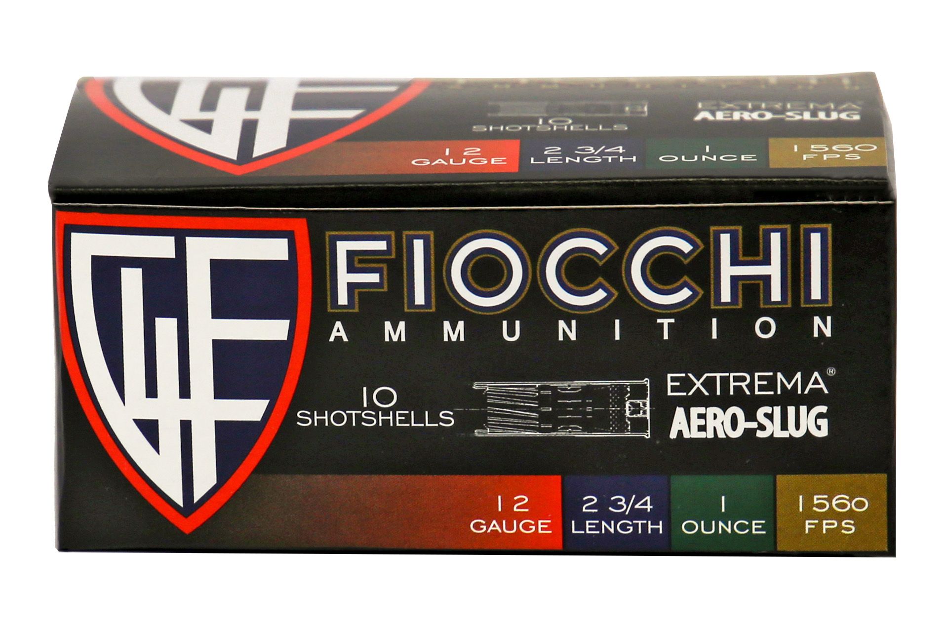 Fiocchi Ammunition Aero Slug 12 Gauge 2.75 Slug Hi-Velocity Shotgun Ammo - 10 Rounds - 12SLUG