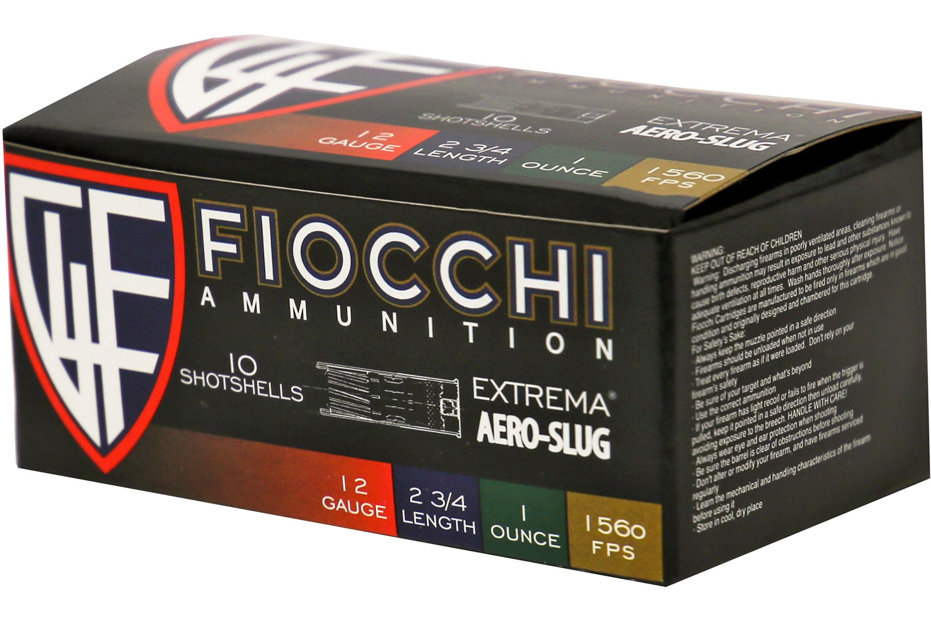 Fiocchi Ammunition Aero Slug 12 Gauge 2.75 Slug Hi-Velocity Shotgun Ammo - 10 Rounds - 12SLUG - Image 2