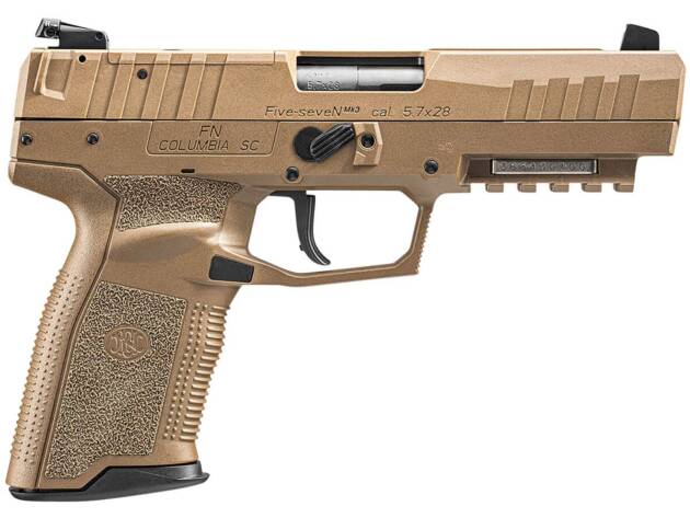 FN 66101277 Five-seveN MRD 4.8" 5.7x28mm 10Rd Full Size Semi-Auto Pistol - FDE - 147539