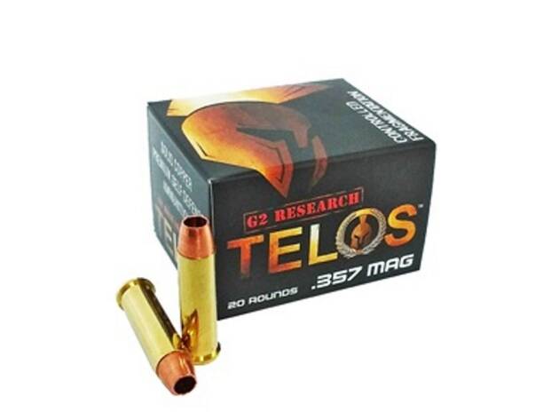 G2 Research Telos 357 Magnum 105 Grain Lead Free Copper California Certified Nonlead Ammunition Handgun Ammo - 20 Rounds - G200626