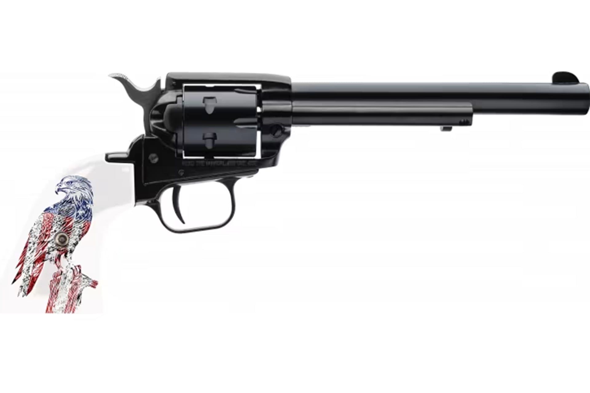 Heritage 22LR BL/PATRIOT EAGLE 6.5" FS 22 LR - RR22B6-PE