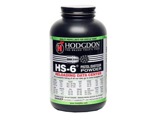 Hodgdon HS61 Smokeless Powder HS-6 Pistol/Shotgun Multi-Caliber 1 lb - 50545