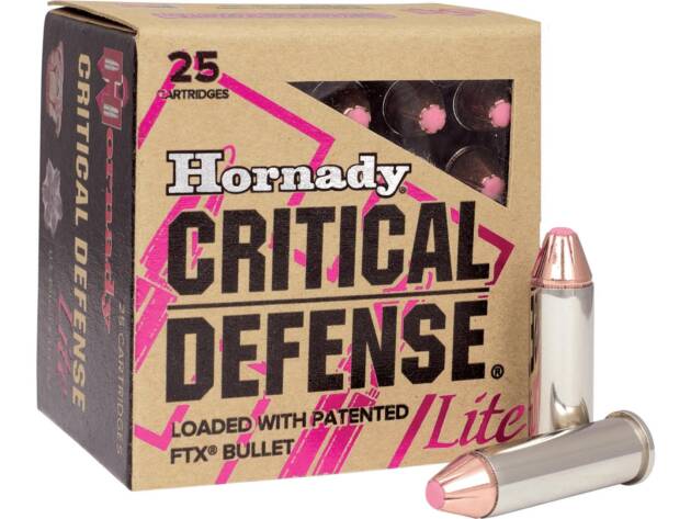 Hornady Ammo 38 Spl Lite 90 Gr Ftx Cd Rifle Ammo - 25 Rounds - 90300