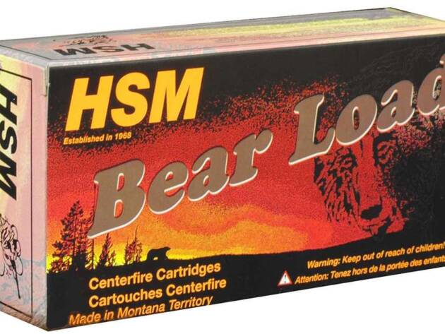 HSM 454C4N Bear Load 454 Casull 325 gr Wide Flat Nose (WFN) Handgun Ammo - 50 Rounds - 454C4N