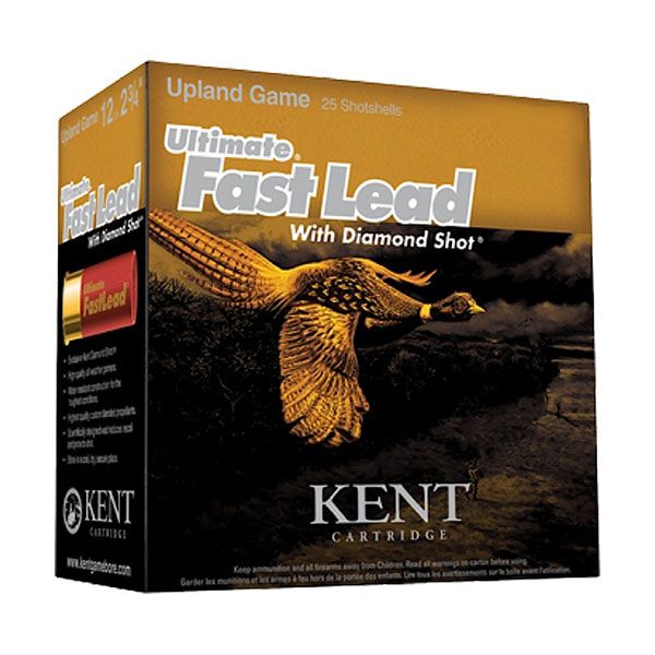 Kent Cartridge K122UFL406 Ultimate Fast Lead 12 Gauge 2.75 1 3/8 oz 6 Shot Shotgun Ammo - 25 Rounds - 117432