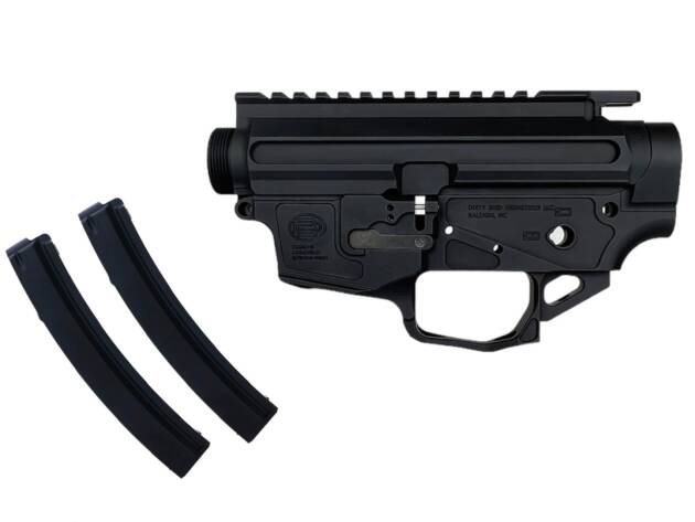 Dirty Bird DB9 9mm MP5-Style Billet Receiver Set + 2 Mags