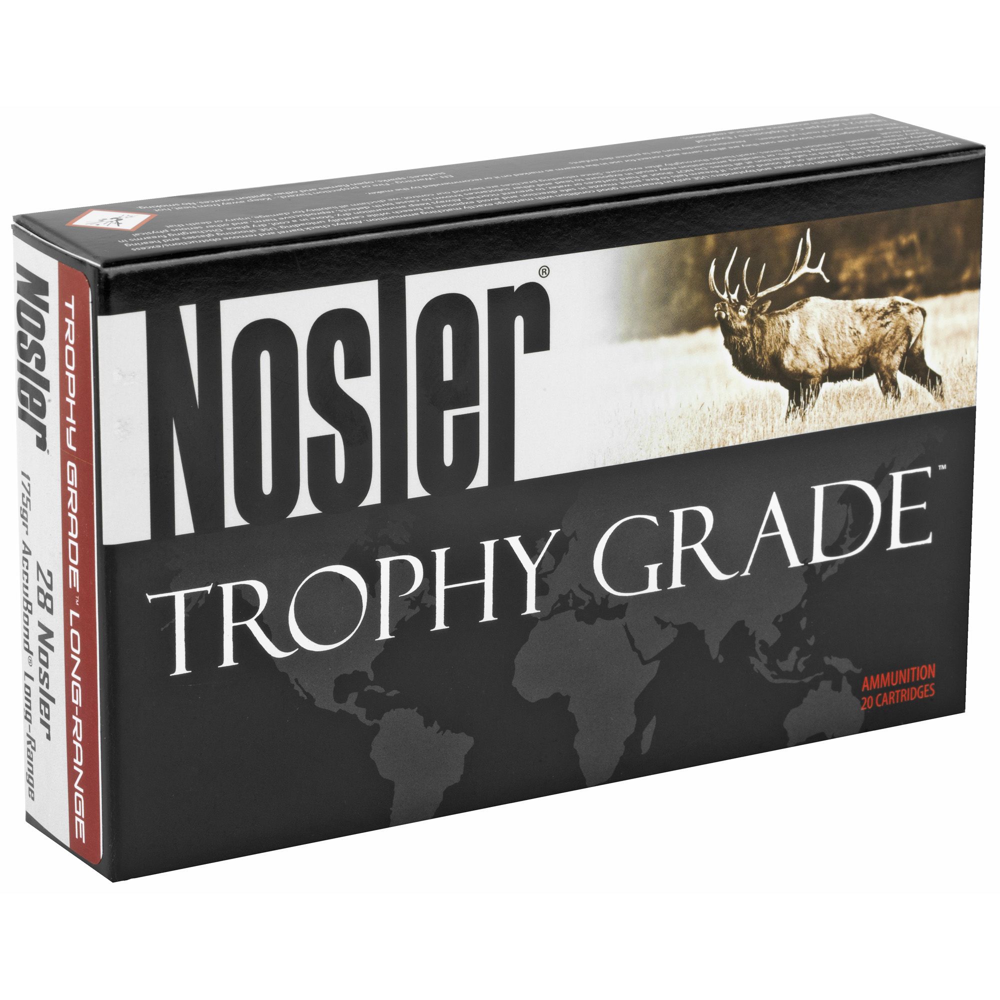NOSLER Trophy Long Range 28 Nosler 175 Grain AccuBond Shotgun Ammo - 20 Rounds - NOS60155 - Image 5