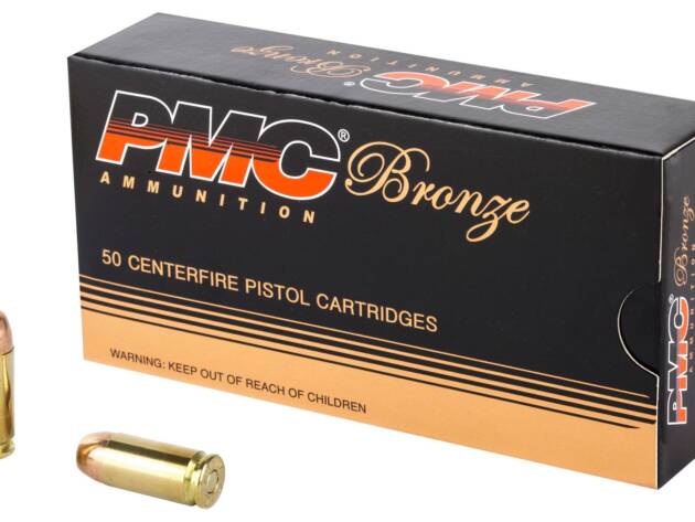 PMC Bronze 40S&W 180 Grain Full Metal Jacket Handgun Ammo - 50 Rounds - PMC40E